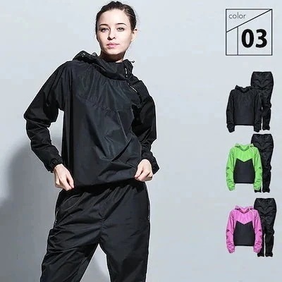 【即納】ト ダイエット 上下セット 2点セット メンズ レディース スポーツウェア サウナスーツ 6倍発汗 品質良い