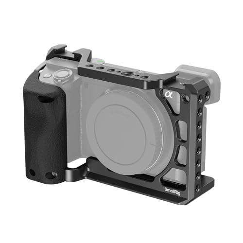 SmallRig A6100 / A6300 / A6400用ケージ シリコンハンドグリップ 内蔵ネ
