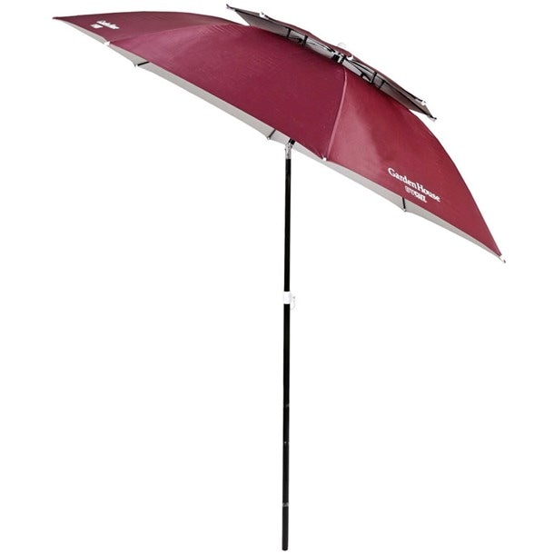 ガーデンUVカット2ダンパラソル200CM アウトドアグッズ (ud50)