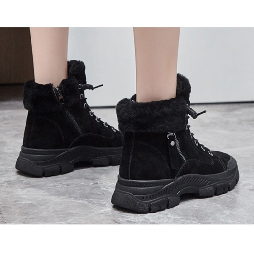 クーポン レディース スノーブーツ 裏ボア 防寒靴 ショート スニーカー 滑り止め 厚底 雪用 保暖 コンフォートシューズ 雪用ブーツ 冬靴 ショート ブーツ 冬用 通学 通勤 防寒 ムートンブーツ