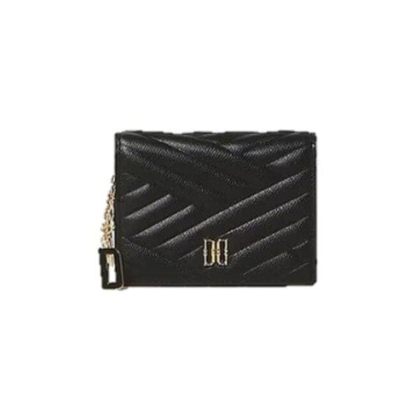 AK水原店 ハンドバッグ カーライル エンボスパターン ゴールドDD ブラック カード財布 DCWA4E218