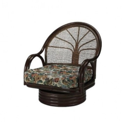 今枝商店 Romantic Rattan 籐ワイド回転座椅子 ミドルタイプ S3004B