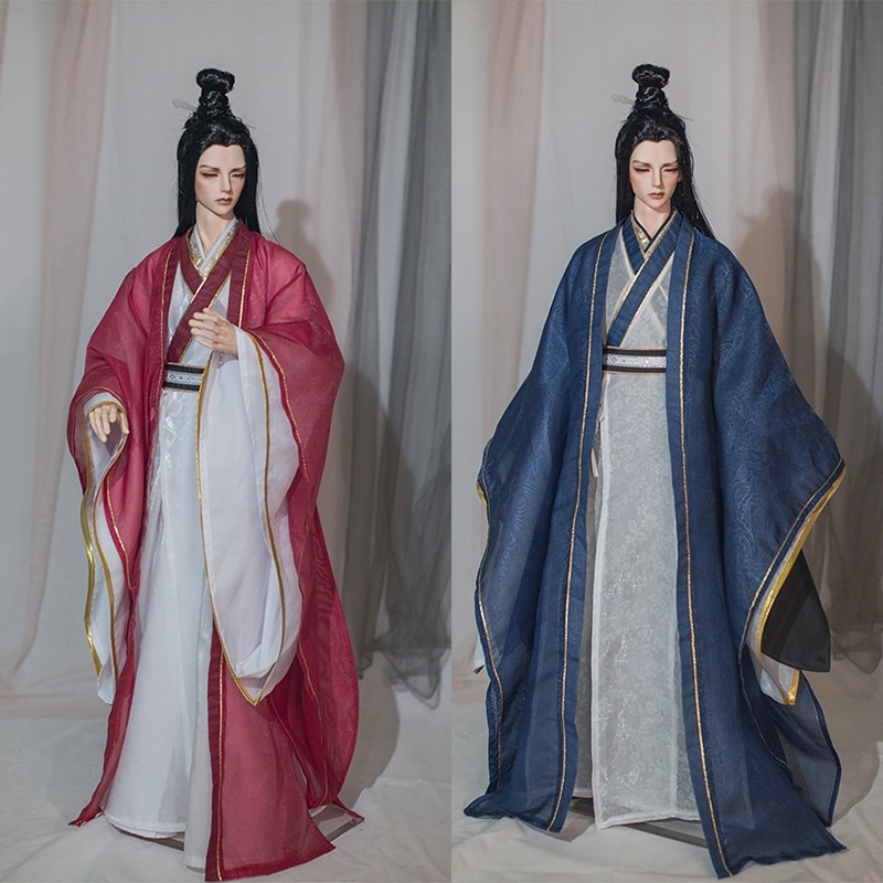 BJDドール服 古風衣装セット 時代服 80cm/70cm/SD/MSDサイズ球体関節人形用