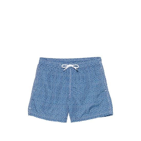 FEDELI Men Swim Pants TU000318 F208 24 BLUE WHITE