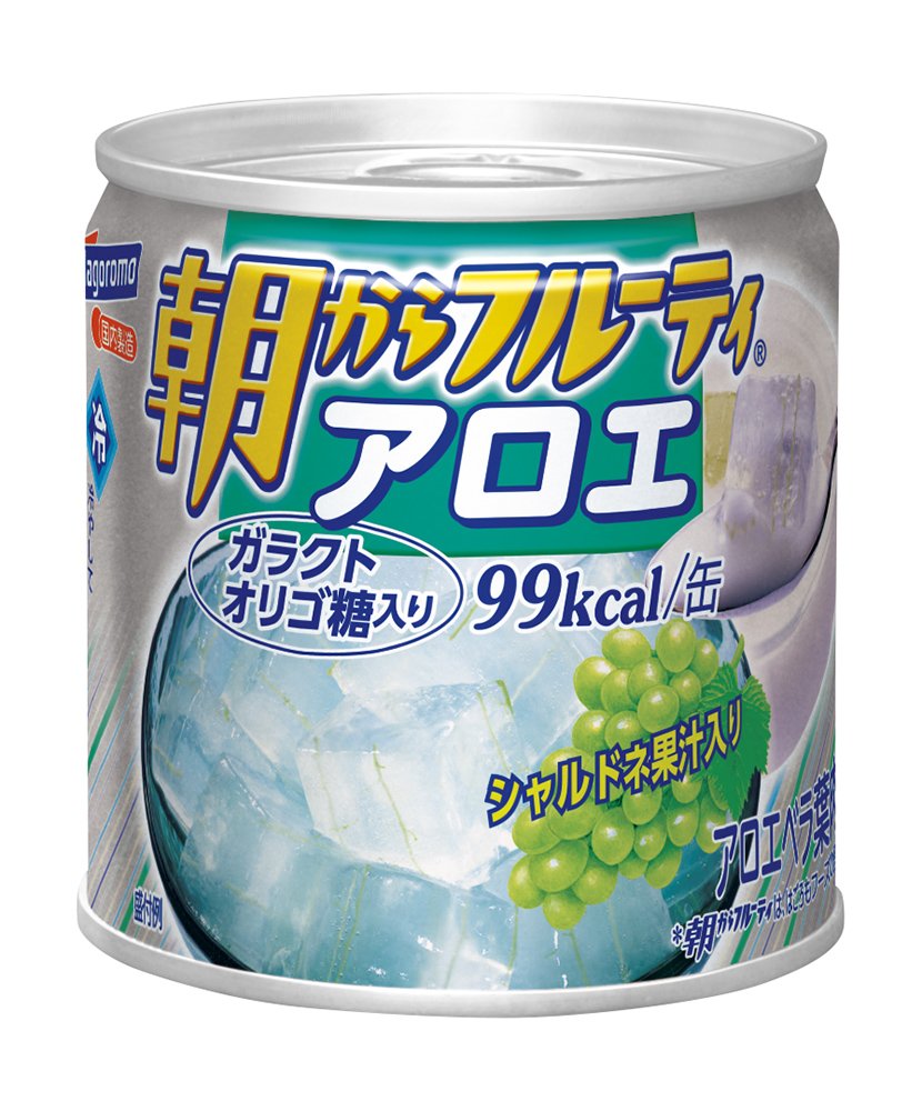 朝からフルーツ 朝からフルーティ アロエ 190g (4088) ×24個