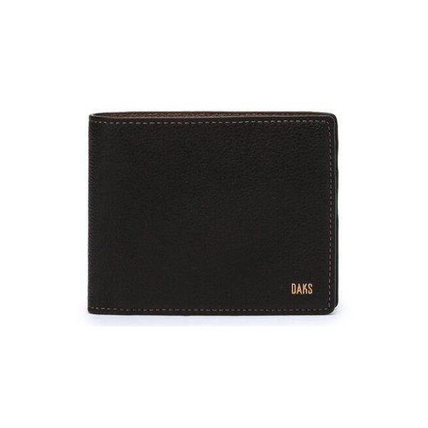 AK水原店 ハンドバッグ ツートン ブラック ブラウン カラーコンビ 二つ折り財布 DBWA5E701