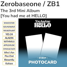 [Online 特典] ZEROBASEONE The 3rd Mini Album [You had me at HELLO] (ECLIPSE/SUNSHOWER/Limited Ver.)