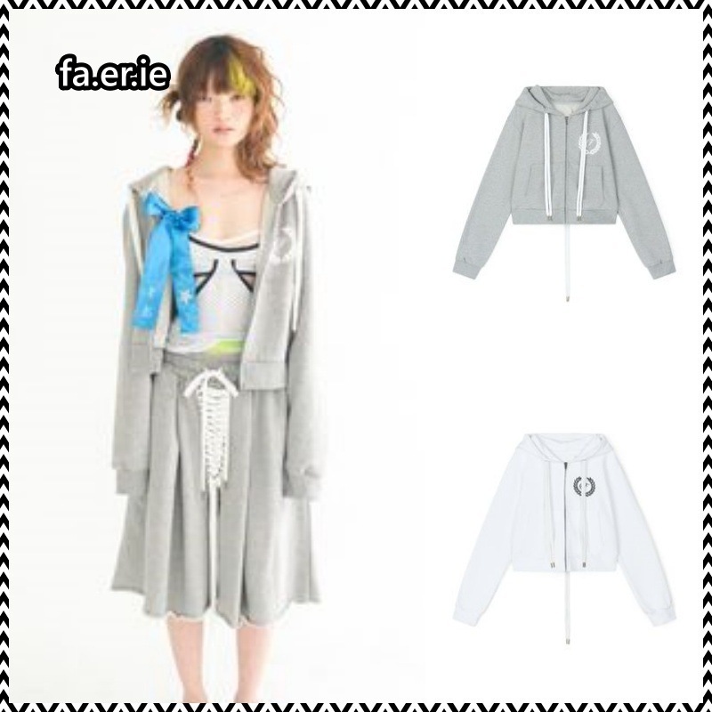 fa.er.ie eyelet corset hood zip-up