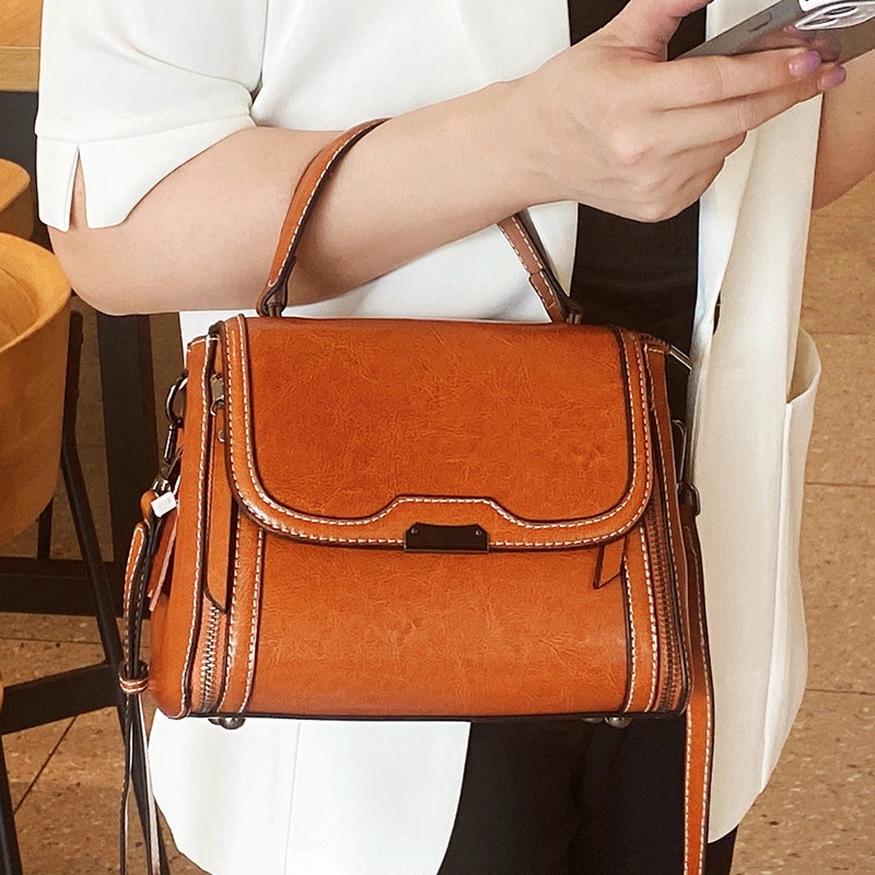 バッグ 女性 新型 ファッション 本革 大物 ハンドバッグ 女性 ブランド ワンショルダー バッグ ショルダーバッグ 女性 4,952円