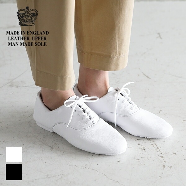 クラウン CROWN アイレット オックスフォード レザーシューズ EYELET OXFORD 英国製 靴 トラベル レディース トラベルシューズ シューズ 白 オックスフォード