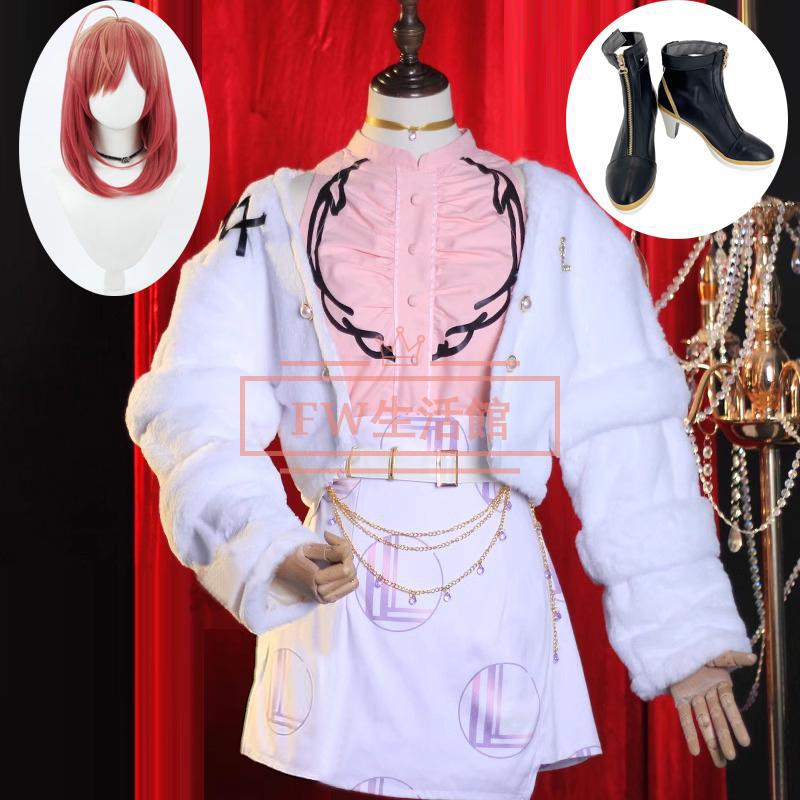 hololive ホロライブ Vtuber 風 一条莉々華／いちじょう りりか コスプレ衣装ウィッグ靴 コスチューム 演出服 アニメ ゲーム ハロウィン 変装