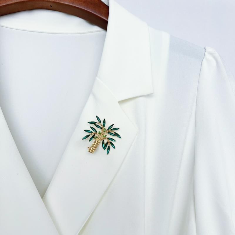 ココナッツツリー ブローチ アクセサリー キュート エレガント 入学式 卒業式 上品 ギフト レディース ファッション