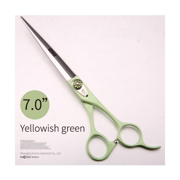 フェニスプロフェッショナル440 cステンレス鋼ペットグルーミングはさみ犬カッター切断鋏7 / 7.5 / 8.0インチ 7 inch A