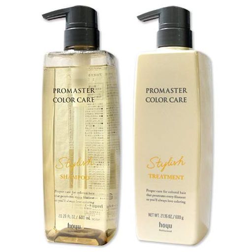 セット販売 プロマスター カラーケア スタイリッシュ シャンプー 600ML× トリートメント 600G セット