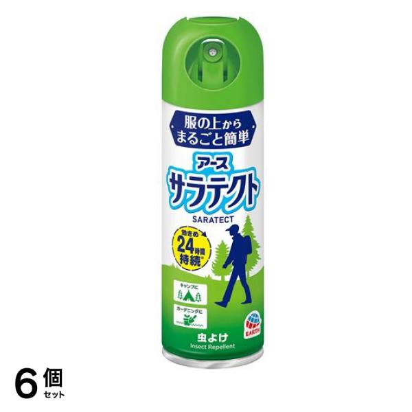アース 服の上からサラテクト 200mL 6個セット 4,358円