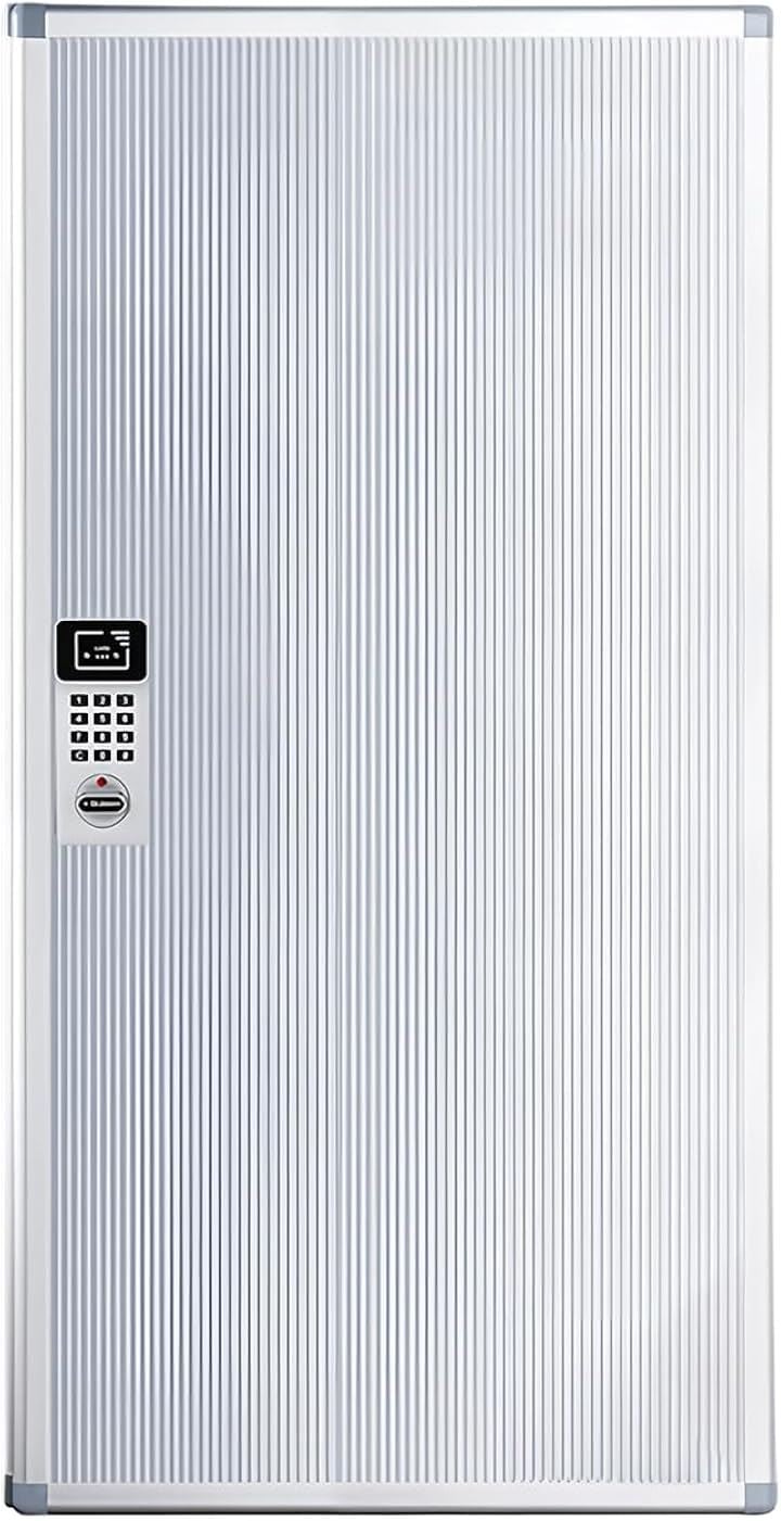 キーボックス 壁掛け 暗証番号/センサー テンキー 電池式 非常解錠キー付き keybox 鍵収納ボックス セキュリティキーボックス 省スペース 会社 事務所 業務用 (120個収容)