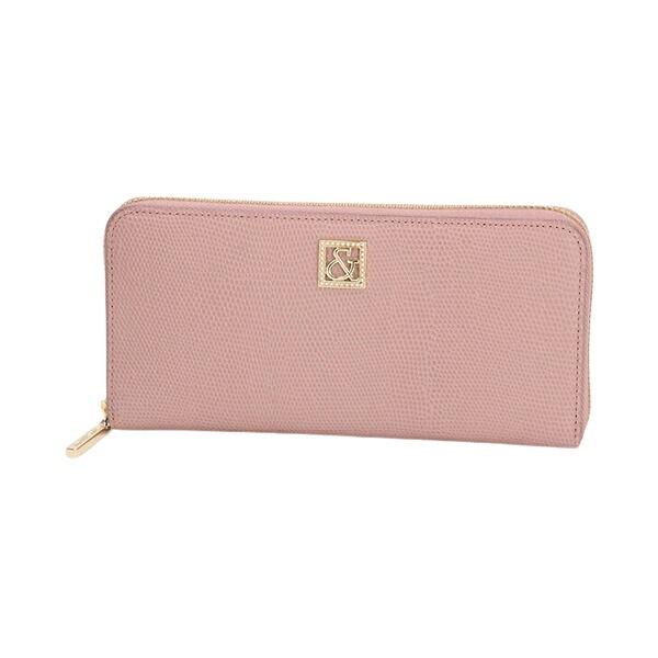 財布 長財布 ラウンドファスナー 大容量 レディース ブランド レザー ピンク/ゴールド/グリーン/ブラック エフェクトリザード PDLWCDT4 春財布