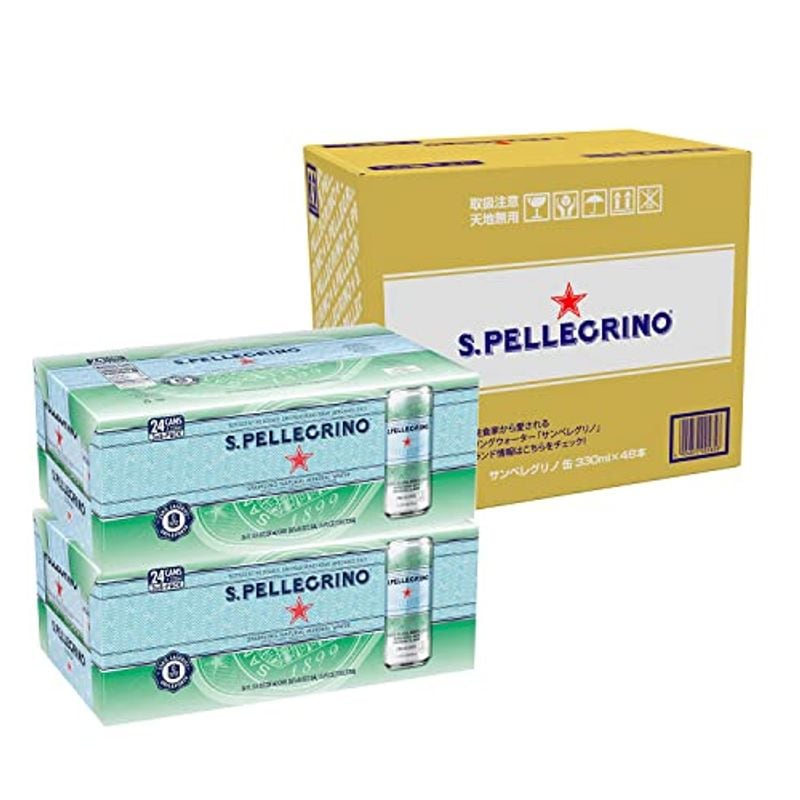 熱販売 炭酸水 (S.PELLEGRINO) 缶 48本 直輸入品 330ml 国内名水 - aegis.qa