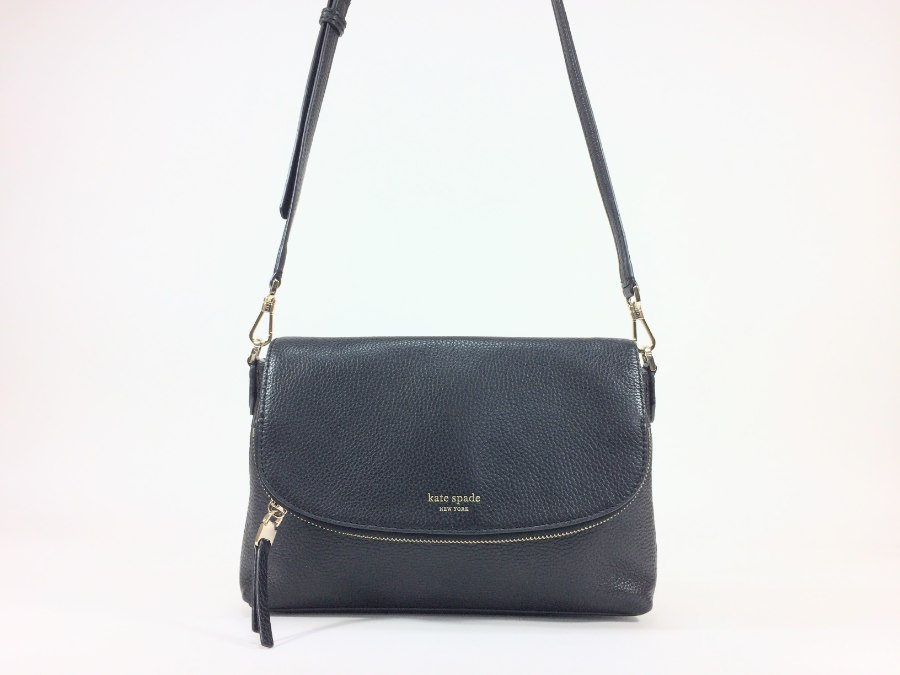 ショルダーバッグ レザー ブラック 中古品