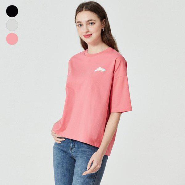 女性ルーズフィット半袖Tシャツ_K OO2K1479