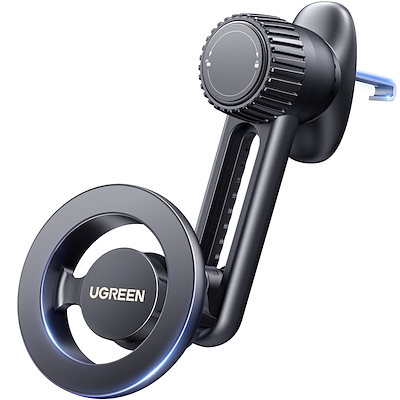 他サイト： UGREEN 車載ホルダー magsafe式 吹き出し口 マグネット 超強磁力 片手操作 車 スマホホルダー マグセーフ 車 携帯ホルダー エアコン吹き出し口対応 自由度高い 取り付け簡単 4.3-7の商品画像