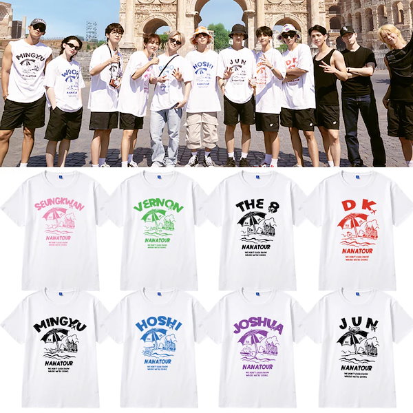 Seventeen セブチ Nanatour ナナツアー TシャツジョンハンM