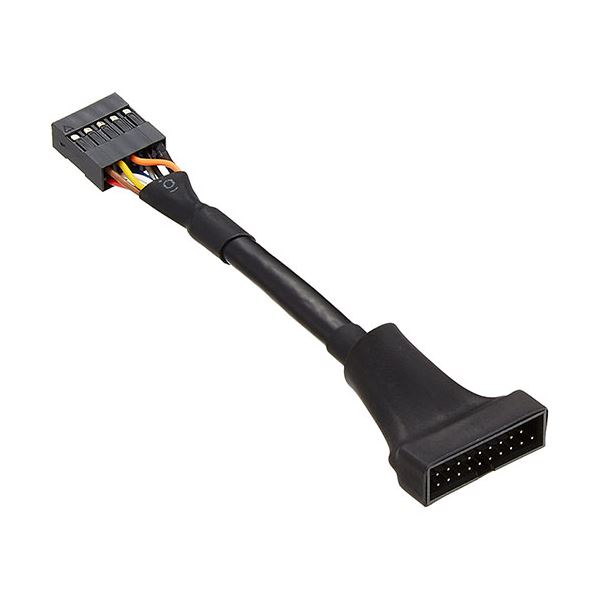 (まとめ)変換名人 M/B USB変換 USB2.0(10p) to 3.0(20p) MB-USB2/3(×10セット)
