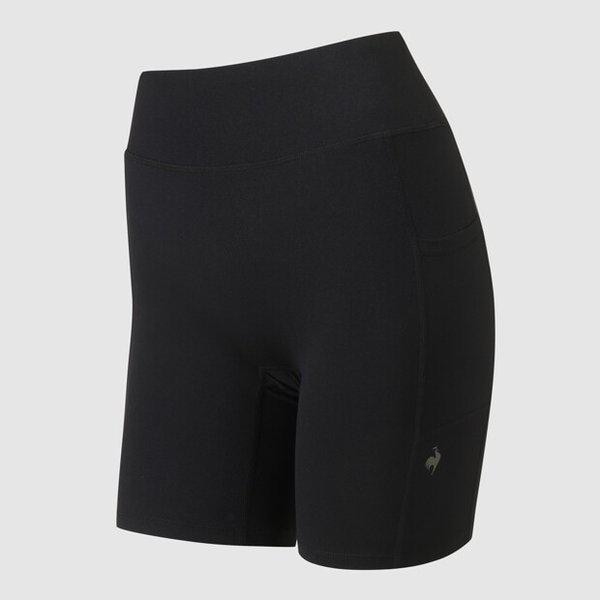 女性用4部ハイライズレギンス (QR122OPF14_BLK)