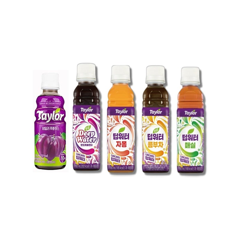 【新品】Taylor ディープウォーター プルーン 180ml 21本セット Qoo10] TAYLOR [6個]プルーンジュース 180ml /