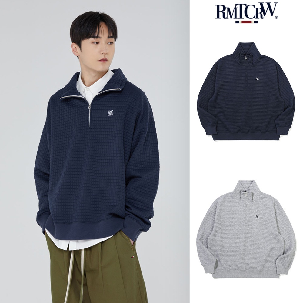 【ROMANTIC CROWN】WAFFLE EMBOSS TURTLENECK