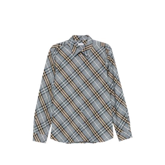 BURBERRY Men Shirts 8123670 ROBERT C5076 GREY NEUTRALS