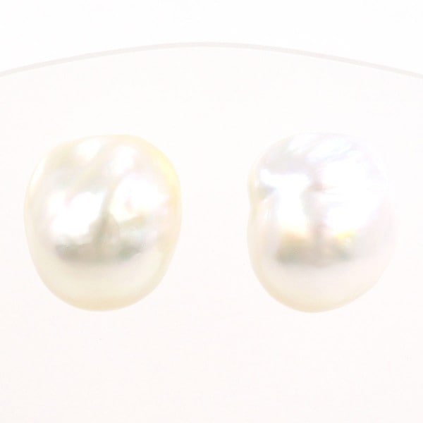 PT900 プラチナ ピアス パール(真珠) 総重量約4.9g ジュエリー 中古