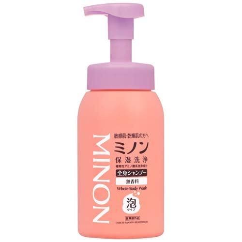 【5個セット】買いまとめ5個セット　ミノン 全身シャンプー 泡タイプ ( 500ml )