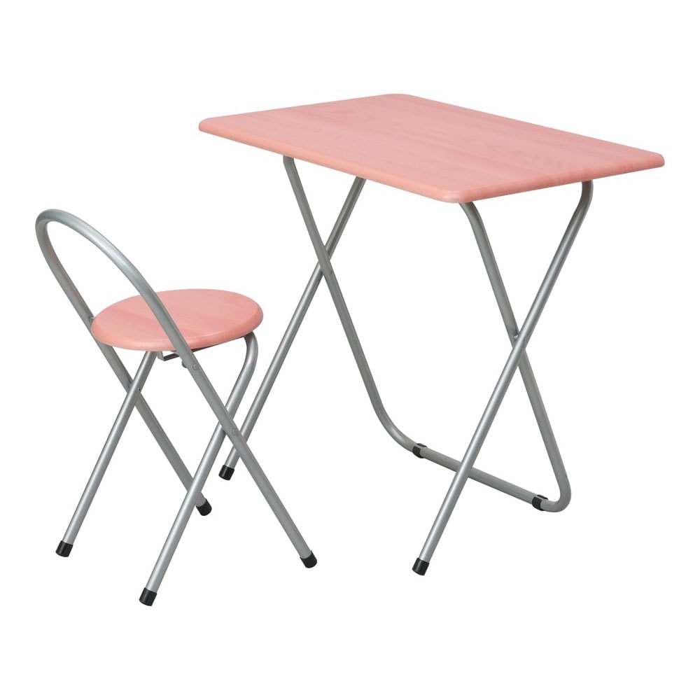 ナカバヤシ FDC-101NM 折りたたみデスク＆チェア（ナチュラル木目） FDC101NM