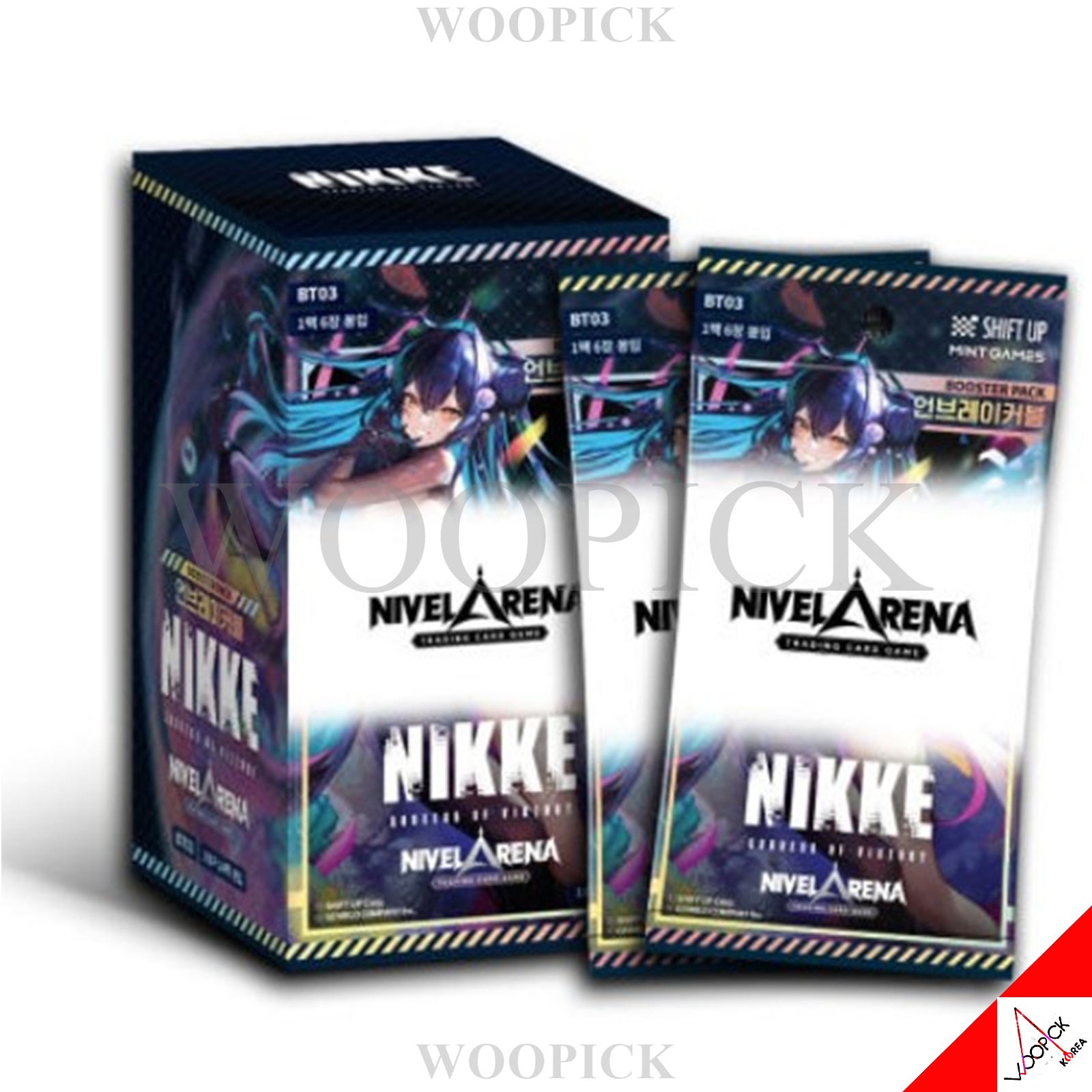 勝利の女神/ニケ/NIVEL ARENA/アンブレイカブル/Unbreakable/コレクションカード/強化拡張ブースターボックス/VOL.3/BT03/1ボックス/TCG/正品/韓国語バージョン