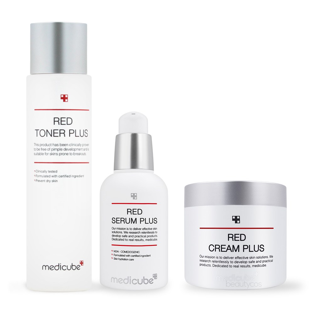 レッドラインプラス基礎3種セットトナー+セラム+クリーム