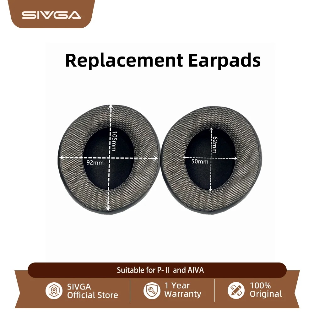 SIVGA P-II イヤーパッドとSENDYAUDIO AIVA イヤーパッド 輸入品