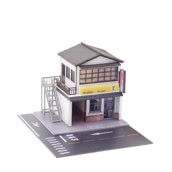 ミニチュア 1:64 スケール ドライ クリーナー ジオラマ シティ DIY モデル オーナメント