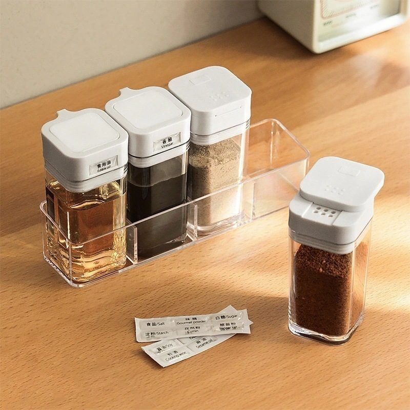 食卓用調味料ボトルセットミニ醤油酢ボトル家庭用穴あき胡椒塩ボトル調味料瓶