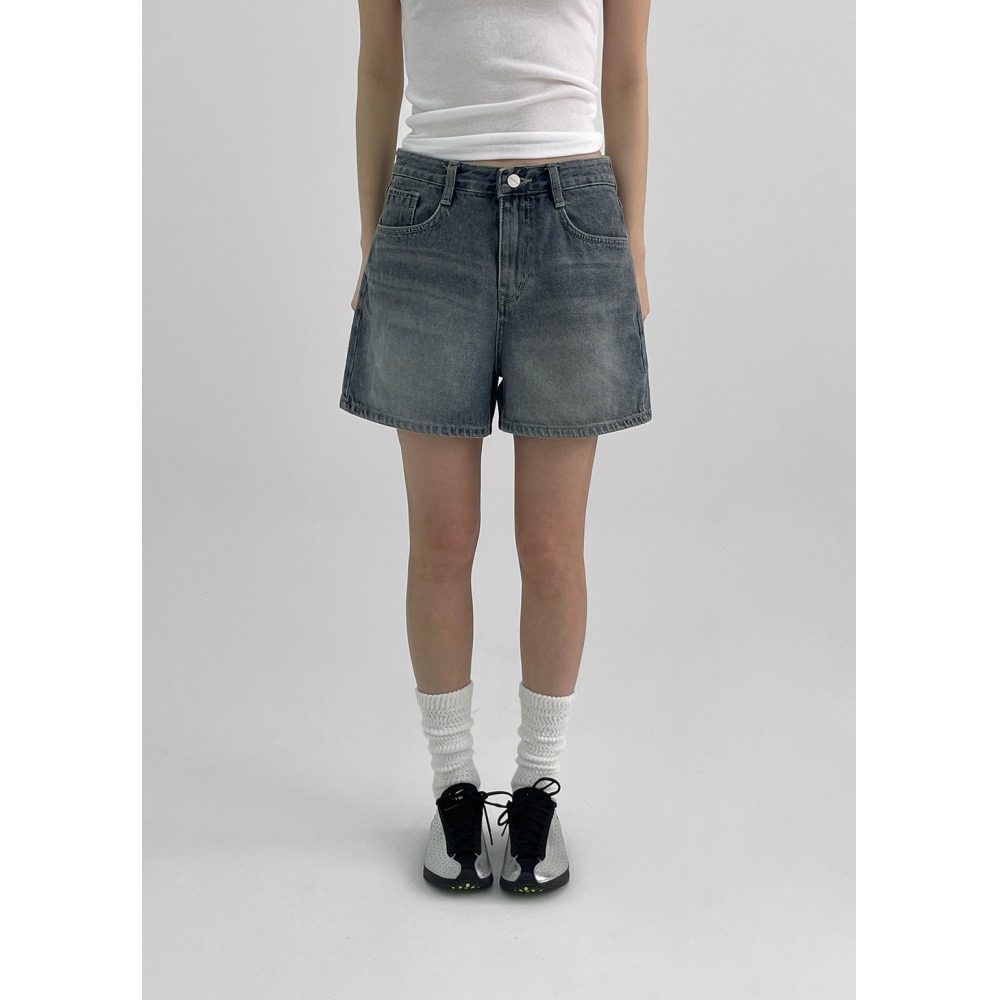 ブラックアップ [MADE] ハンシングデニムショートパンツモデル