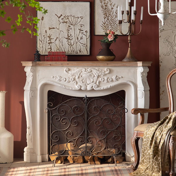 Qoo10] マントルピース ヴィンテージ調 ヨーロッ