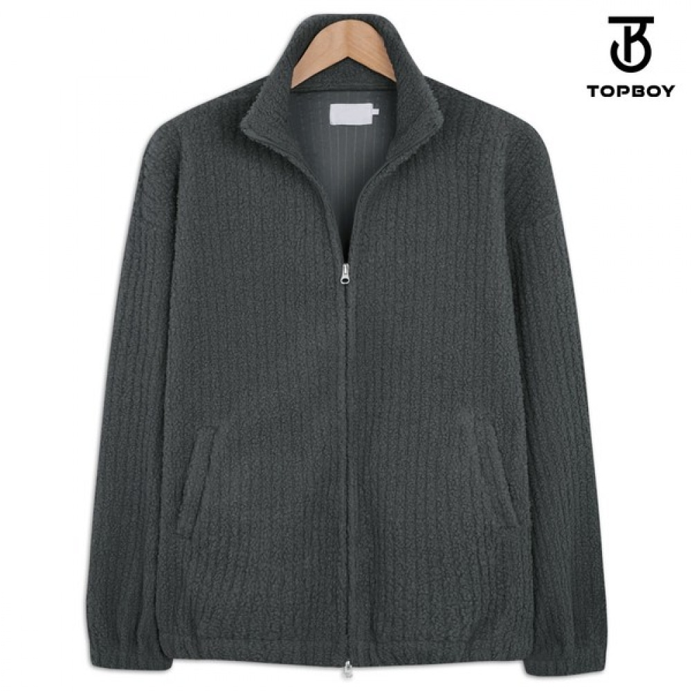 (TOPBOY) ツーウェイフリースオーバーフィットフリースジャケット (OC009)