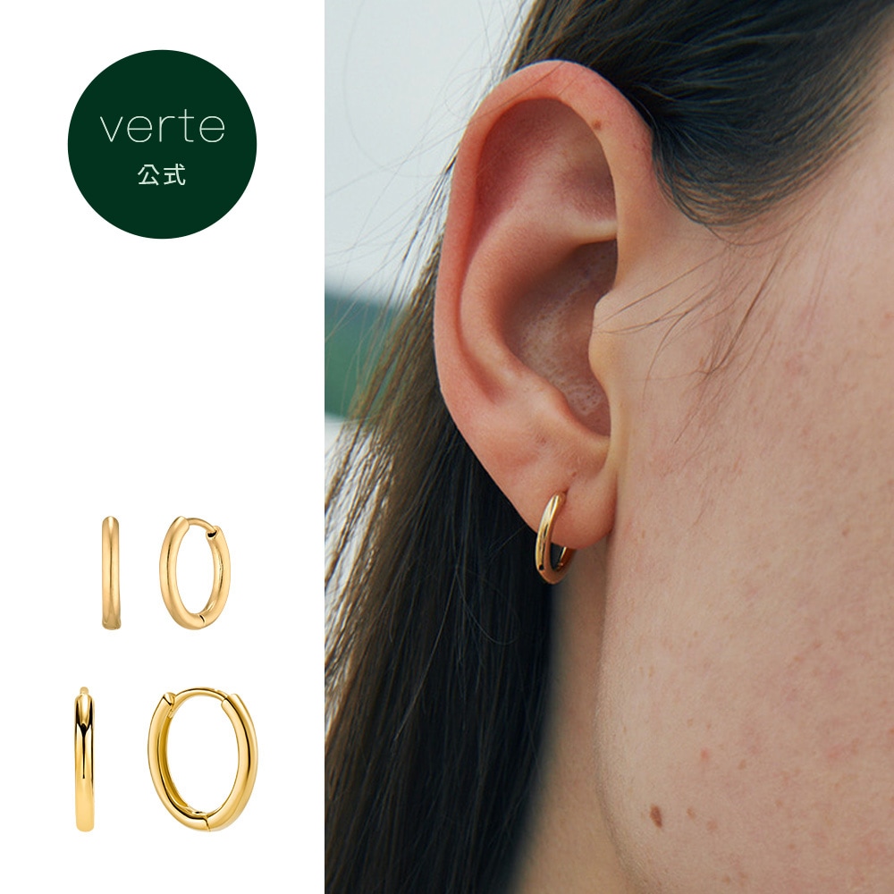 Deux.silver.131 / basic イアリング (gold)(2 size)