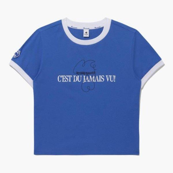 半袖Tシャツ UQC QQ122TRS31-BLU ウーマンズ リンガー半袖Tシャツ / BLU