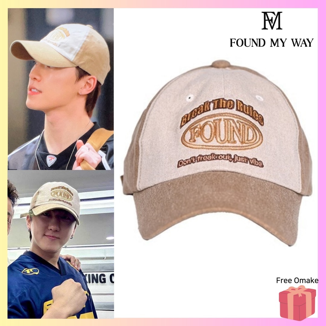 [SEVENTEEN ディノ/Stray Kids チャンビン着用] FMW Vintage Logo ball cap - 1色 帽子 レディース 韓国 帽子 キャップ + FREE OMAKE