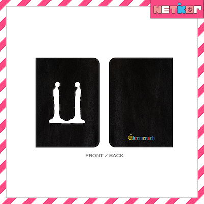 G-DRAGON Übermensch GD ジヨンパスポートケース　カバー G-DRAGON】 Ubermensch Passport Cover Black (peaceminusone