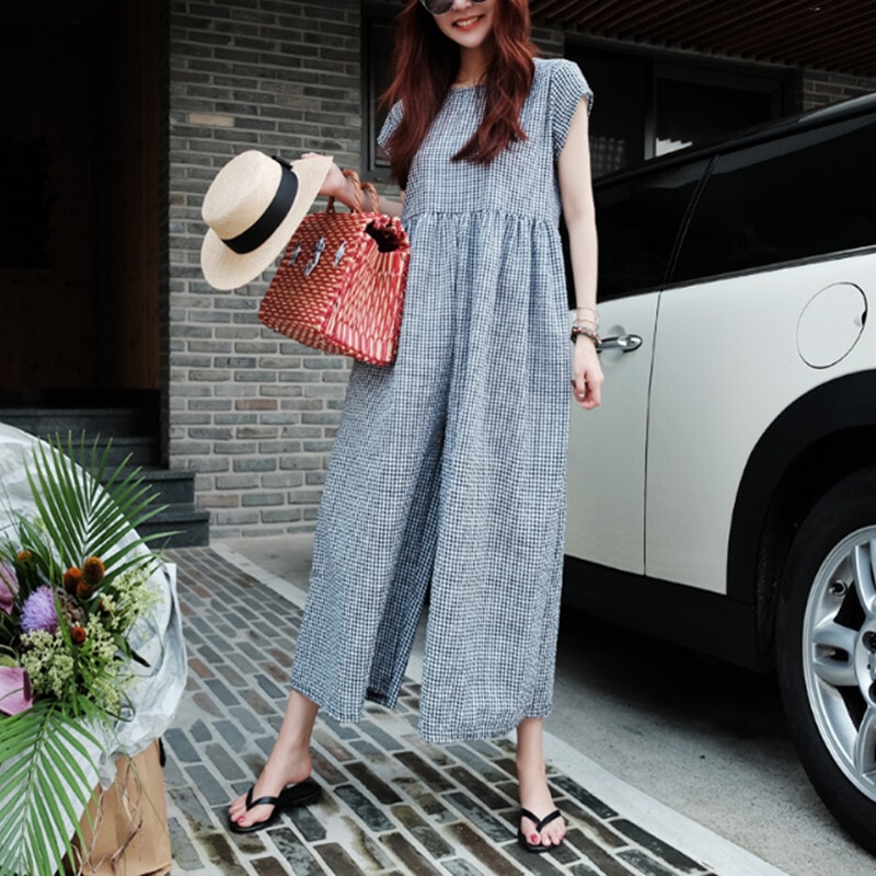 オールインワン オールインワンパンツ 半袖 クルーネック 背中開き バックシャン ワイドパンツ ロング丈 かわいい 大人可愛い きれいめ シンプル 上品 おしゃれ カジュアル こなれ感 個性的 主役級