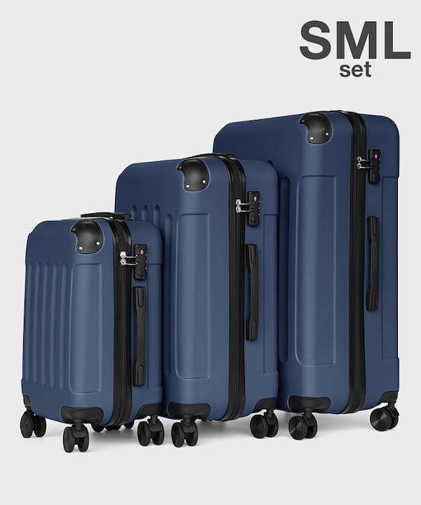 Qoo10 kevala SML 3個SET スーツケース 2wa