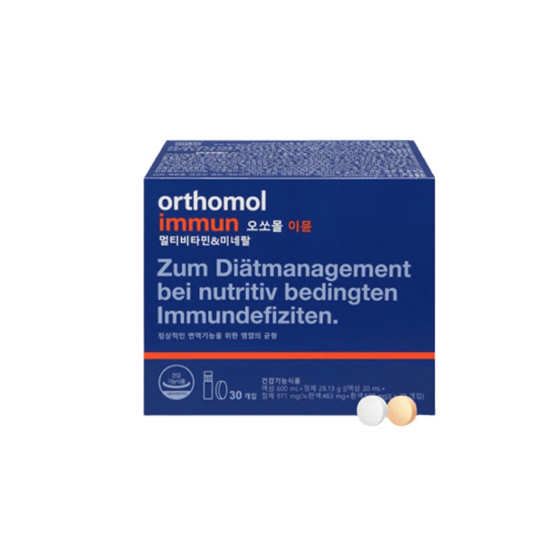 オーソモール イミューン マルチビタミン ミネラル ドリンク+カプセル 30入り