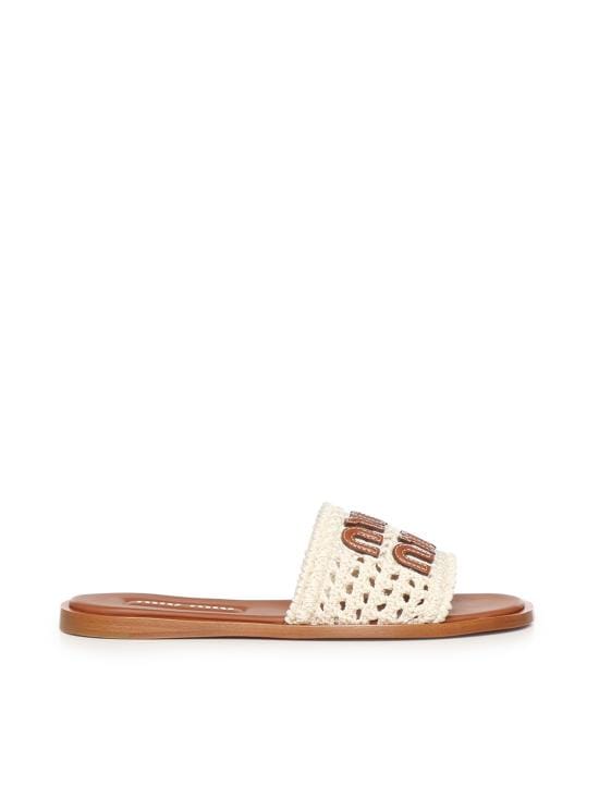 MIU MIU Women Sandals 5XX667 2BDFF0304 IVORY